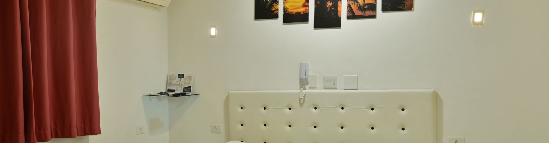Suíte com cama de casal no Alba Hotel em Interlagos